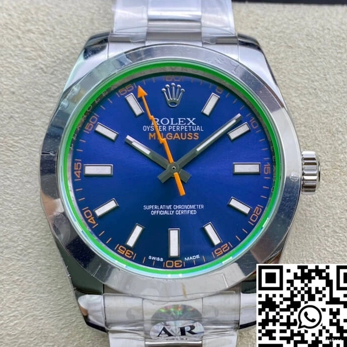 Dial Rolex Milgauss Blue 116400GV Factory AR 0226
